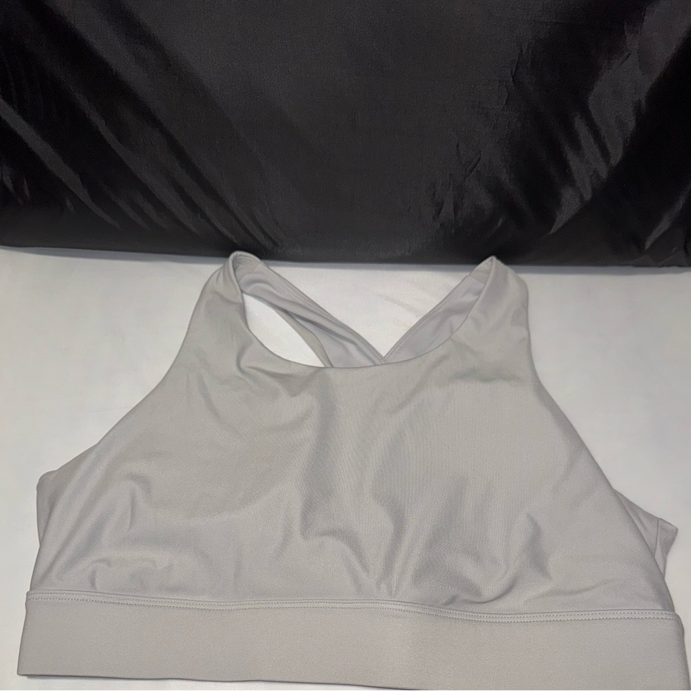 Fabletics No-Bounce High Impact Sports Bra grey xl